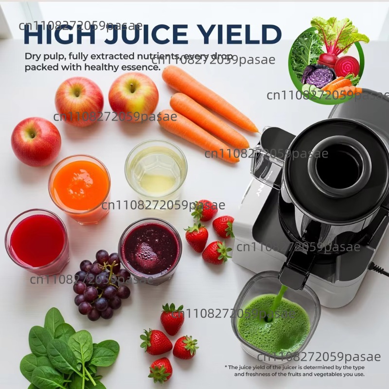 เครื่องคั้นน้ำผลไม้แบบใช้แรงดั - Electric Slow Juicer Cold Press บทวิจารณ์และราคา