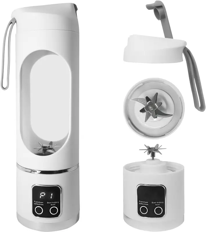 เครื่องปั่นและคั้นน้ำผลไม้แบบม - Portable Blender Usb Rechargeable บทวิจารณ์และราคา