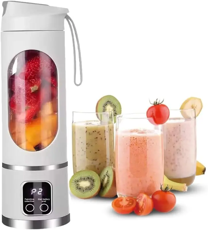 เครื่องปั่นและคั้นน้ำผลไม้แบบม - Portable Blender Usb Rechargeable บทวิจารณ์และราคา