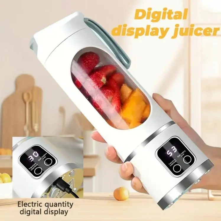 เครื่องปั่นและคั้นน้ำผลไม้แบบม - Portable Blender Usb Rechargeable บทวิจารณ์และราคา