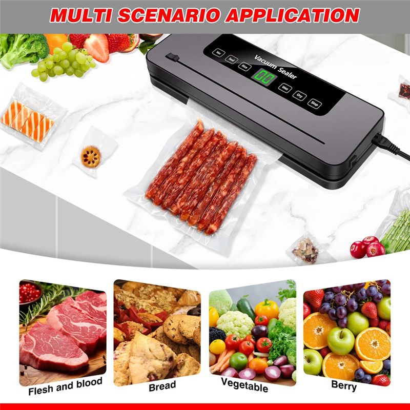 ABZC-เครื่องซีลสูญญากาศไฟฟ้า ส - Food Vacuum Sealer Machine บทวิจารณ์และราคา