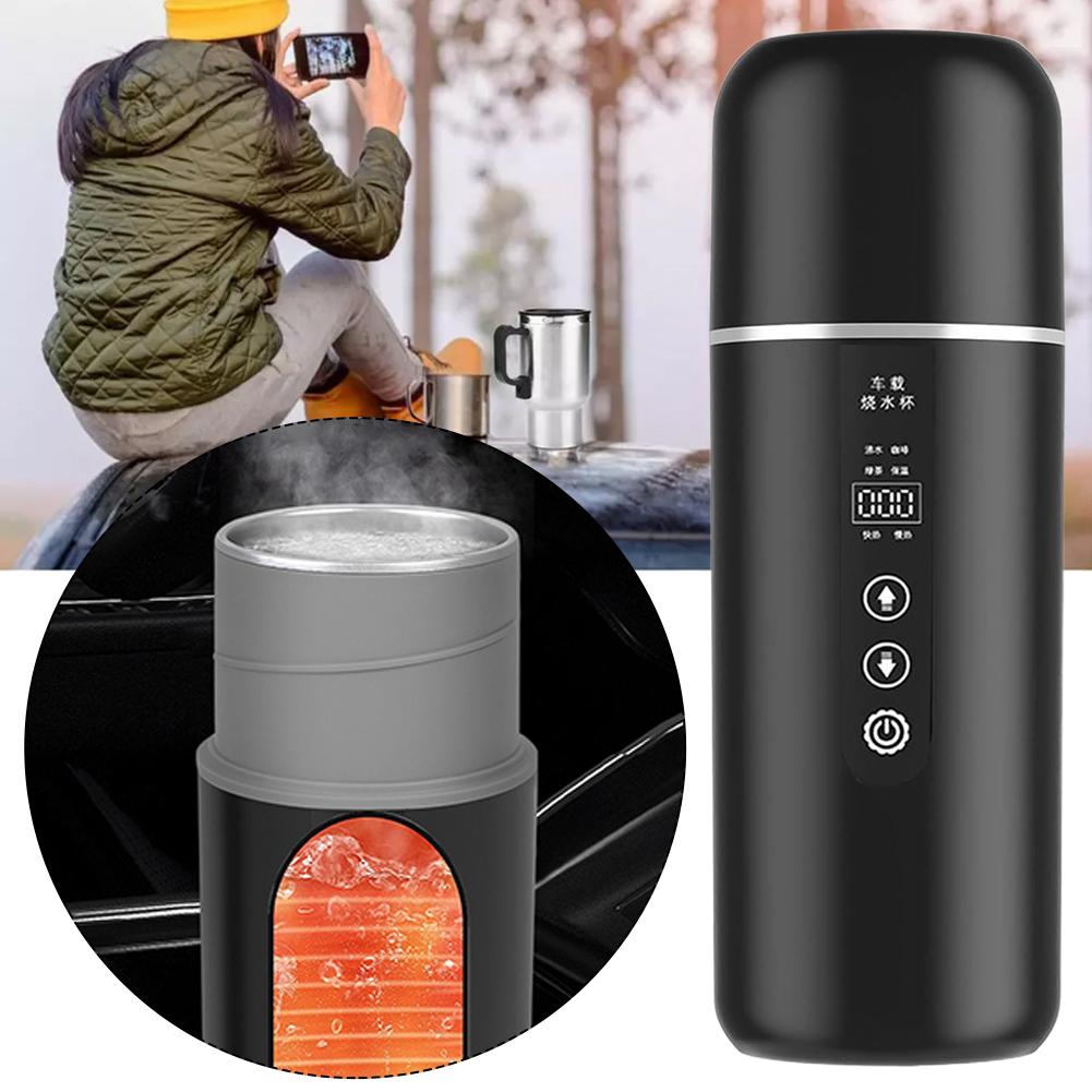 แก้วน้ำร้อนในรถยนต์ 12V 24V กา - Electric Kettle Temperature Control บทวิจารณ์และราคา