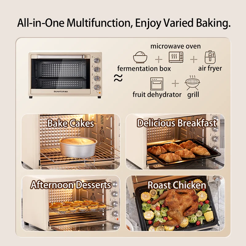 เตาอบลมร้อน SUNATUR 2200w ขนาด - Small Appliances บทวิจารณ์และราคา